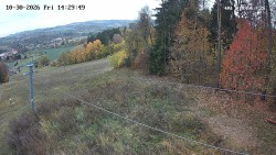 Ski lift A exit