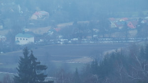 Město Olešnice - Pohled na město - 12.2.2026 v 17:00 Město Olešnice - Pohled na město - 12.2.2026 v 17:00