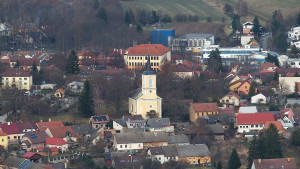 Město Olešnice - Pohled na město - 23.3.2026 v 17:00 Město Olešnice - Pohled na město - 23.3.2026 v 17:00