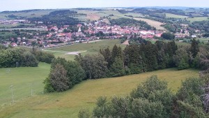 Stadt Olešnice - Blick auf die Stadt - 16.6.2026 v 15:47 Stadt Olešnice - Blick auf die Stadt - 16.6.2026 v 15:47