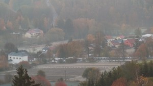 Stadt Olešnice - Blick auf die Stadt - 30.10.2026 v 06:45 Stadt Olešnice - Blick auf die Stadt - 30.10.2026 v 06:45