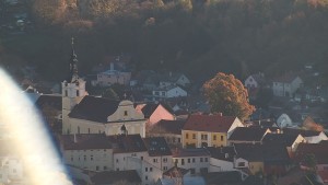 Stadt Olešnice - Blick auf die Stadt - 30.10.2026 v 08:45 Stadt Olešnice - Blick auf die Stadt - 30.10.2026 v 08:45