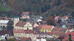 Stadt Olešnice - Blick auf die Stadt - 30.10.2026 v 13:45 Stadt Olešnice - Blick auf die Stadt - 30.10.2026 v 13:45