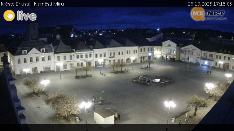 Město Bruntál - Náměstí Míru - 26.10.2025 v 17:15 Město Bruntál - Náměstí Míru - 26.10.2025 v 17:15