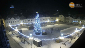 Město Bruntál - Náměstí Míru - 2.1.2026 v 03:15 Město Bruntál - Náměstí Míru - 2.1.2026 v 03:15