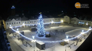 Město Bruntál - Náměstí Míru - 2.1.2026 v 03:32 Město Bruntál - Náměstí Míru - 2.1.2026 v 03:32