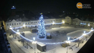 Město Bruntál - Náměstí Míru - 2.1.2026 v 04:15 Město Bruntál - Náměstí Míru - 2.1.2026 v 04:15