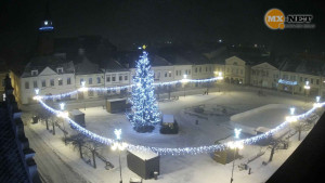 Město Bruntál - Náměstí Míru - 2.1.2026 v 04:32 Město Bruntál - Náměstí Míru - 2.1.2026 v 04:32