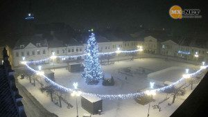 Město Bruntál - Náměstí Míru - 2.1.2026 v 06:45 Město Bruntál - Náměstí Míru - 2.1.2026 v 06:45