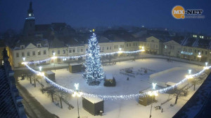 Město Bruntál - Náměstí Míru - 2.1.2026 v 07:15 Město Bruntál - Náměstí Míru - 2.1.2026 v 07:15