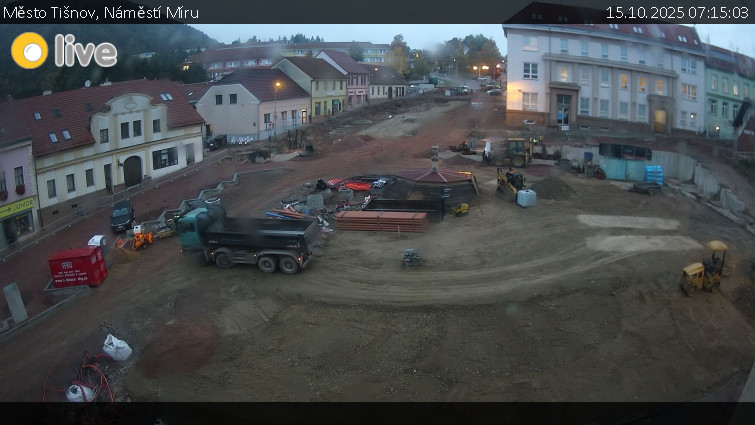 Město Tišnov - Náměstí Míru - 15.10.2025 v 07:15 Město Tišnov - Náměstí Míru - 15.10.2025 v 07:15