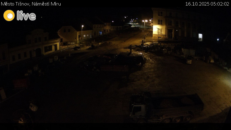 Město Tišnov - Náměstí Míru - 16.10.2025 v 05:02 Město Tišnov - Náměstí Míru - 16.10.2025 v 05:02