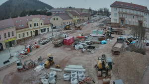 Město Tišnov - Náměstí Míru - 16.2.2026 v 07:31 Město Tišnov - Náměstí Míru - 16.2.2026 v 07:31