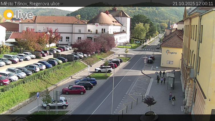 Město Tišnov - Riegerova ulice - 21.10.2025 v 12:00 Město Tišnov - Riegerova ulice - 21.10.2025 v 12:00