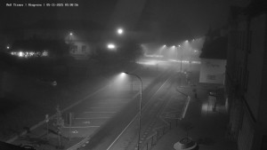 Město Tišnov - Riegerova ulice - 5.11.2025 v 05:15 Město Tišnov - Riegerova ulice - 5.11.2025 v 05:15