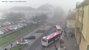 Město Tišnov - Riegerova ulice - 5.11.2025 v 07:30 Město Tišnov - Riegerova ulice - 5.11.2025 v 07:30