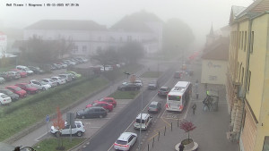 Město Tišnov - Riegerova ulice - 5.11.2025 v 07:45 Město Tišnov - Riegerova ulice - 5.11.2025 v 07:45