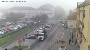 Město Tišnov - Riegerova ulice - 5.11.2025 v 08:45 Město Tišnov - Riegerova ulice - 5.11.2025 v 08:45