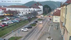 Město Tišnov - Riegerova ulice - 20.11.2025 v 07:15 Město Tišnov - Riegerova ulice - 20.11.2025 v 07:15