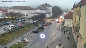 Město Tišnov - Riegerova ulice - 19.12.2025 v 07:45 Město Tišnov - Riegerova ulice - 19.12.2025 v 07:45