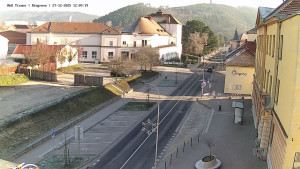 Město Tišnov - Riegerova ulice - 27.12.2025 v 12:15 Město Tišnov - Riegerova ulice - 27.12.2025 v 12:15