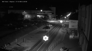 Město Tišnov - Riegerova ulice - 27.12.2025 v 22:45 Město Tišnov - Riegerova ulice - 27.12.2025 v 22:45