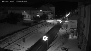 Město Tišnov - Riegerova ulice - 1.1.2026 v 00:30 Město Tišnov - Riegerova ulice - 1.1.2026 v 00:30