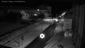 Město Tišnov - Riegerova ulice - 1.1.2026 v 01:00 Město Tišnov - Riegerova ulice - 1.1.2026 v 01:00