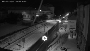 Město Tišnov - Riegerova ulice - 1.1.2026 v 06:15 Město Tišnov - Riegerova ulice - 1.1.2026 v 06:15