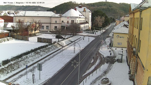 Město Tišnov - Riegerova ulice - 1.1.2026 v 12:15 Město Tišnov - Riegerova ulice - 1.1.2026 v 12:15