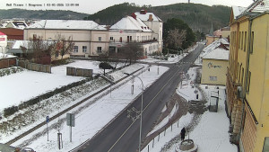 Město Tišnov - Riegerova ulice - 1.1.2026 v 13:15 Město Tišnov - Riegerova ulice - 1.1.2026 v 13:15