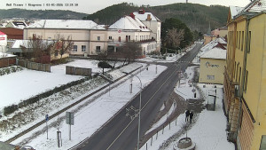 Město Tišnov - Riegerova ulice - 1.1.2026 v 13:30 Město Tišnov - Riegerova ulice - 1.1.2026 v 13:30