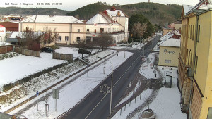 Město Tišnov - Riegerova ulice - 1.1.2026 v 14:45 Město Tišnov - Riegerova ulice - 1.1.2026 v 14:45