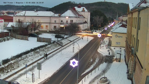 Město Tišnov - Riegerova ulice - 1.1.2026 v 16:30 Město Tišnov - Riegerova ulice - 1.1.2026 v 16:30