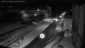 Město Tišnov - Riegerova ulice - 1.1.2026 v 17:30 Město Tišnov - Riegerova ulice - 1.1.2026 v 17:30