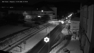 Město Tišnov - Riegerova ulice - 1.1.2026 v 17:45 Město Tišnov - Riegerova ulice - 1.1.2026 v 17:45