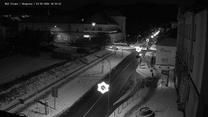 Město Tišnov - Riegerova ulice - 1.1.2026 v 18:45 Město Tišnov - Riegerova ulice - 1.1.2026 v 18:45