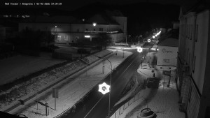 Město Tišnov - Riegerova ulice - 1.1.2026 v 19:45 Město Tišnov - Riegerova ulice - 1.1.2026 v 19:45