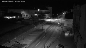 Město Tišnov - Riegerova ulice - 16.2.2026 v 05:15 Město Tišnov - Riegerova ulice - 16.2.2026 v 05:15