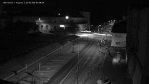 Město Tišnov - Riegerova ulice - 25.2.2026 v 04:30 Město Tišnov - Riegerova ulice - 25.2.2026 v 04:30