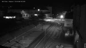 Město Tišnov - Riegerova ulice - 25.2.2026 v 05:30 Město Tišnov - Riegerova ulice - 25.2.2026 v 05:30