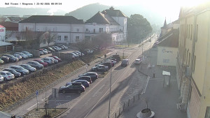 Město Tišnov - Riegerova ulice - 25.2.2026 v 08:15 Město Tišnov - Riegerova ulice - 25.2.2026 v 08:15