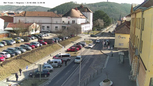 Město Tišnov - Riegerova ulice - 25.2.2026 v 11:15 Město Tišnov - Riegerova ulice - 25.2.2026 v 11:15