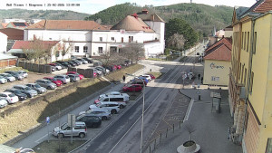 Město Tišnov - Riegerova ulice - 25.2.2026 v 13:15 Město Tišnov - Riegerova ulice - 25.2.2026 v 13:15