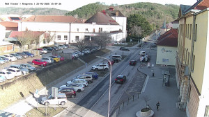 Město Tišnov - Riegerova ulice - 25.2.2026 v 15:15 Město Tišnov - Riegerova ulice - 25.2.2026 v 15:15