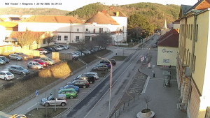 Město Tišnov - Riegerova ulice - 25.2.2026 v 16:45 Město Tišnov - Riegerova ulice - 25.2.2026 v 16:45