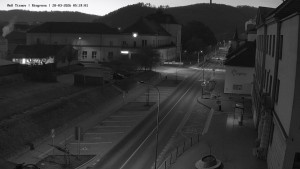 Město Tišnov - Riegerova ulice - 20.3.2026 v 05:30 Město Tišnov - Riegerova ulice - 20.3.2026 v 05:30