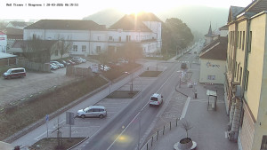 Město Tišnov - Riegerova ulice - 20.3.2026 v 06:45 Město Tišnov - Riegerova ulice - 20.3.2026 v 06:45