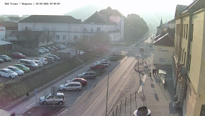 Město Tišnov - Riegerova ulice - 20.3.2026 v 07:15 Město Tišnov - Riegerova ulice - 20.3.2026 v 07:15