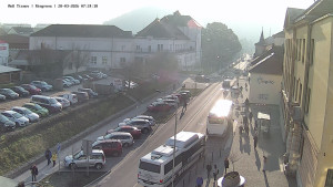 Město Tišnov - Riegerova ulice - 20.3.2026 v 07:30 Město Tišnov - Riegerova ulice - 20.3.2026 v 07:30